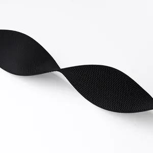 Elastic black waist belt for women with high stretch texture and s-shape minimalist design