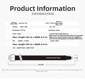 Detailed size chart and specifications for Y2K vintage rhinestone belt with silver hardware
