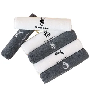 Thick Xinjiang long-staple cotton towels with animal embroidery and soft texture