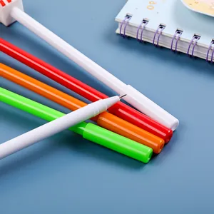 Coffret de stylos à encre gel de Noël avec pointe fine et motifs animaux en 3D
