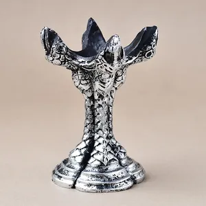 Soporte de Resina con Garra de Dragón para Bola de Cristal Base de Escamas Míticas para Piedras Energéticas Decoración de Escritorio Gótica Fantasía
