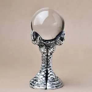 Soporte de bola de cristal con garra de dragón y esfera para decoración hogar