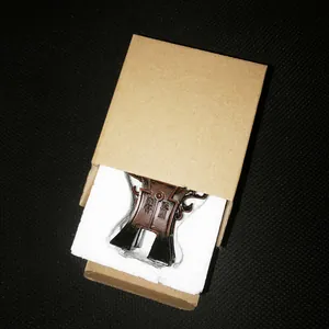 Soporte trípode de bronce antiguo chino con caracteres de fortuna y caja protectora