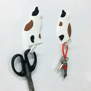 Magnetische Kühlschrankhaken im japanischen Cartoon-Katzen-Stil für Schlüssel und Scheren