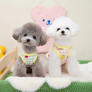 Gilet mignon pour animaux avec motif dinosaure en tricot doux pour chats et chiens