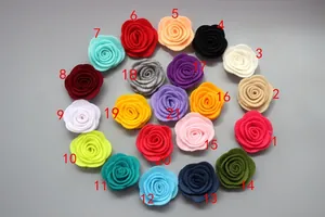 DIY υφασμάτινα τριαντάφυλλα σε 21 διάφορα χρώματα για χειροποίητα αξεσουάρ ραπτικής
