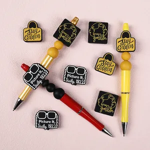 Set penne con perline DIY Golden Girls con ciondoli Stay Golden e perle di silicone