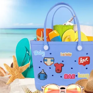 Lindos Adornos de PVC de Dibujos Animados para Bolsos Zapatos Accesorios de Bricolaje Decoraciones de Tema de Bebé para Sandalias Zuecos Niños Mujeres Regalo