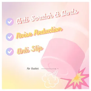 Pink silicone protective boot for Stanley tumblers with anti-scratch and non-slip design