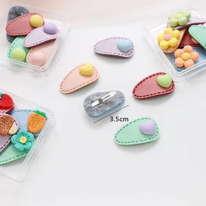 Barrettes à fleurs et cœurs colorés pour bébés, mini pinces BB de 3,5 cm sans danger pour cheveux