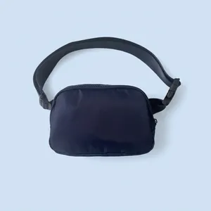 Waterproof Nylon Waist Bag Fanny Pack Lightweight Crossbody Chest Bag For Running Outdoor Sports Travel Men Women