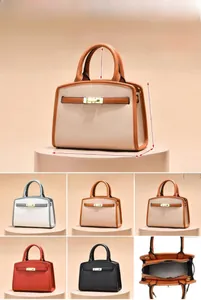 Detailed view of leather crossbody bag dimensions 26x11x20cm and interior structure