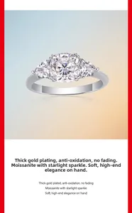 Macro detail of cushion-cut moissanite ring with side pear stones and silver band