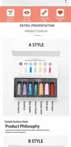 Detail of seven natural chakra crystal points in a white gift box with foam lining