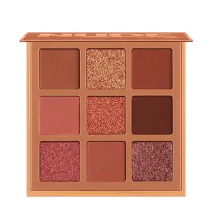 Tavolozza Di Ombretti Multicolore Opaco Scintillante Perla Artificialto Lunga Durata Impermeabile Nude Toni Terra Marrone Rosso Trucco