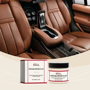 Rayhong Leather Repair Filler Paintable Cream For Car Seats Sofas Shoes Scratches And Holes Smooth Leather Restorer Paste