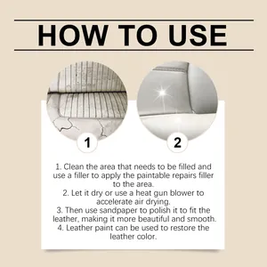 How to use leather repair cream for car seats and sofas step-by-step tutorial guide