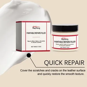 60g leather repair cream for car seats and sofas, fixing scratches and cracks in leather