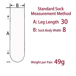 Size chart showing dimensions of cartoon coral fleece slippers socks for women
