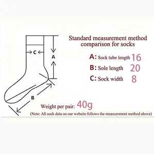 Size chart showing 16cm leg length and 20cm foot length for pink coral fleece socks