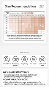 Guide des tailles détaillé pour débardeur de yoga avec poids, taille et entretien