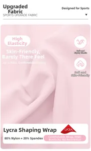 Macro texture of pink high-elastic yoga bra fabric with Lycra for soft skin feel