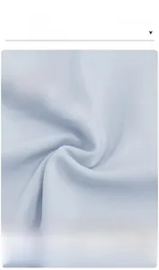 Detail of high-stretch sport fabric made of 80% nylon and 20% spandex in light blue