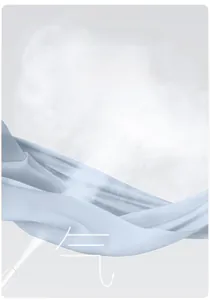 Détail du tissu respirant à micro-perforations de ce haut de yoga bleu clair