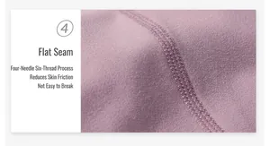 Flatlock seams on high-elastic yoga shorts reduce friction and enhance durability