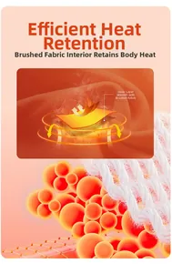 Détail de la doublure en polaire thermique pour veste de yoga avec rétention de chaleur