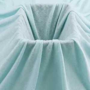 Lichtblauw sneldrogend hardloopshirt voor dames met zachte, ademende en lichte stoftextuur