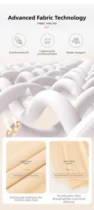 Détail du tissu double couche avec maille respirante et nylon extensible de haute qualité