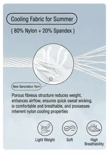 Yoga-Hosen Stoffdetail mit 80% Nylon und 20% Elasthan für hohe Atmungsaktivität