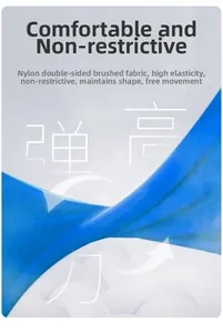 Gros plan sur le tissu en nylon brossé double face bleu avec une haute élasticité et douceur
