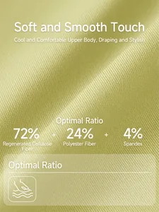 Breathable olive green yoga pants made of cooling high-stretch cellulose fiber fabric