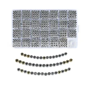 28-grid box with A-Z alphabet beads and elastic cord for DIY jewelry making kits