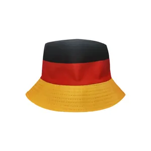 Coupe du Monde 2026 Coupe d'Europe Chapeau Bob avec Impression de Drapeau National Protection Solaire Casquette de Supporter Pour Hommes Femmes Allemagne Espagne France Argentine