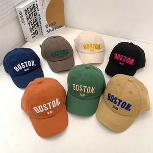 Casquettes de baseball Boston 1630 pour enfants en sept couleurs rétro assorties
