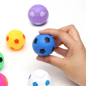 Colorful mini football fidget spinners for kids sensory play and party favors