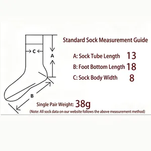 Größentabelle mit 13cm Schaft und 18cm Fußlänge für flauschige Weihnachts-Korallenvlies-Socken