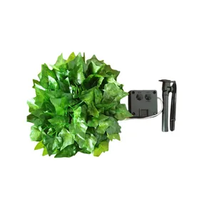 Solar powered faux ivy leaf string lights with outdoor stake and mode controller