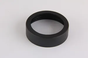 Detail of matte black silicone protective boot with anti-slip texture for 12oz tumblers