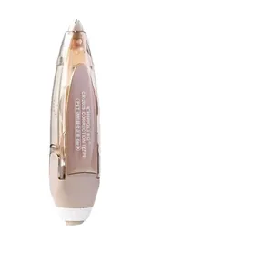 Champagne gold pen-style correction tape with 6m PET film and transparent window
