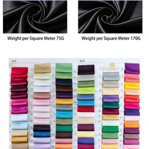 Custom satin graduation stoles in various colors with 75G and 170G fabric weight options