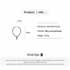 Detailed specifications for small fish pendant necklace with 50cm length and alloy material