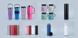 Détails du gobelet isotherme 30oz en acier inoxydable avec finitions mate et poudrée