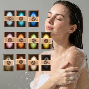 Handmade Essential Oil Soap Bar Thai Style Natural Plant Extracts Moisturizing Oil Control Deep Cleansing Skin Care Body Face