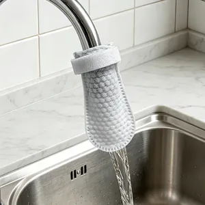 Sac en coton filtrant pour robinet anti-éclaboussures et rouille pour cuisine et bain