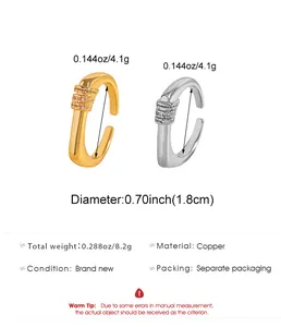 Technical data sheet for 1.8cm copper hoop earrings showing weight and size parameters