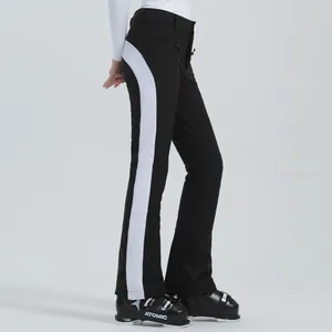 GSOU SNOW Pantaloni da Sci Slim Fit da Donna Impermeabili Antivento Termici a Blocchi di Colore per Snowboard